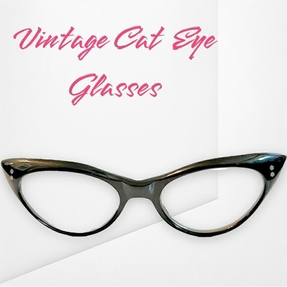 Vintage cat frame glasses by France Swank. Mint condition. - Picture 1 of 8